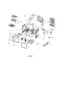 Main parts for Samsung Range NE599N1PBSR/AC-02 from AppliancePartsPros.com