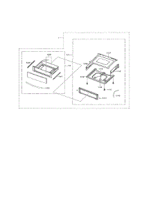 Drawer Assembly parts for Samsung Range NE599N1PBSR/AC-02 from AppliancePartsPros.com