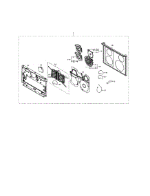 Cooktop Assembly parts for Samsung Range NE599N1PBSR/AC-02 from AppliancePartsPros.com