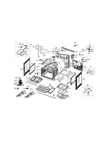 Main Asy parts for Samsung Range NX58M9420SS/AA-00 from AppliancePartsPros.com