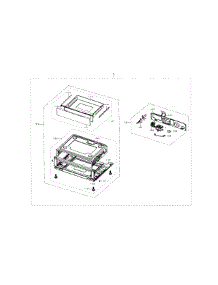 Drawer parts for Samsung Range NX58J7750SS/AA-00 from AppliancePartsPros.com