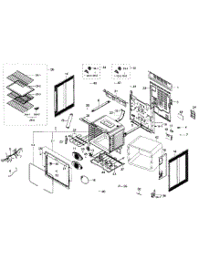 Main Section parts for Samsung Range NE59J7750WS/AA-03 from AppliancePartsPros.com