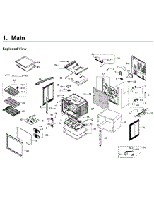 Main Asy parts for Samsung Range NE58F9710WS/AA-03 from AppliancePartsPros.com