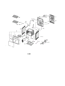 Main parts for Samsung Range NE595R0ABSR/AA-00 from AppliancePartsPros.com