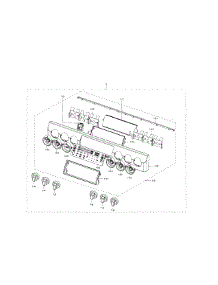 Control Assy parts for Samsung Range NX58H9500WS/AA-00 from AppliancePartsPros.com