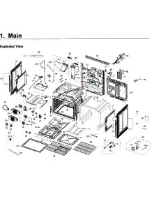 Main Asy parts for Samsung Range NX58K9852SG/AA-00 from AppliancePartsPros.com