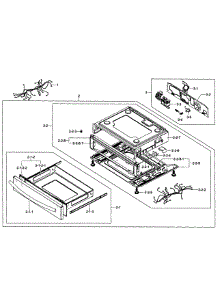 Drawer Assy parts for Samsung Range FX710BGS/XAC-00 from AppliancePartsPros.com