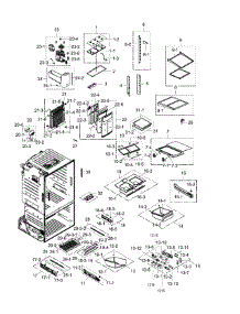 Fridge Assy parts for Samsung Refrigerator RF28HFEDBSR/AA-00 from AppliancePartsPros.com