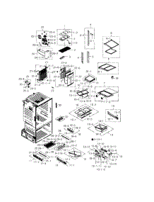 Fridge parts for Samsung Refrigerator RF28HFPDBSR/AA-00 from AppliancePartsPros.com