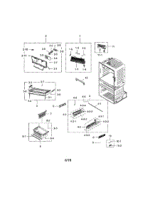 Freezer parts for Samsung Refrigerator RF28HMEDBSG/AA-01 from AppliancePartsPros.com
