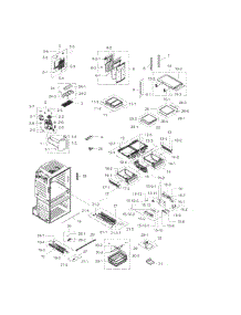 Fridge parts for Samsung Refrigerator RF28HMELBSR/AA-06 from AppliancePartsPros.com