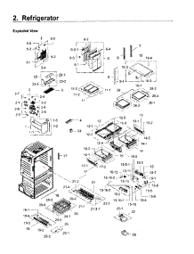 Refrigerator parts for Samsung Refrigerator RF28JBEDBSR/AA-01 from AppliancePartsPros.com
