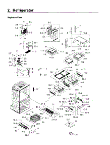 Refrigerator parts for Samsung Refrigerator RF28JBEDBSR/AA-04 from AppliancePartsPros.com