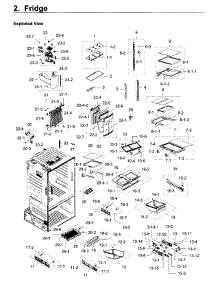 Fridge parts for Samsung Refrigerator RF28HDEDPWW/AA-07 from AppliancePartsPros.com