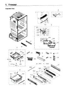 Freezer parts for Samsung Refrigerator RF26J7500BC/AA-03 from AppliancePartsPros.com