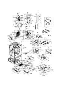 Refrigerator parts for Samsung Refrigerator RF28HFEDBSR/AA-02 from AppliancePartsPros.com