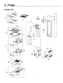 Fridge parts for Samsung Refrigerator RH22H9010SR/AA-09 from AppliancePartsPros.com