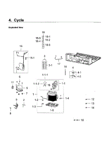 Compressor parts for Samsung Refrigerator RF28K9070SG/AA-02 from AppliancePartsPros.com