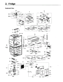 Fridge parts for Samsung Refrigerator RF28K9070SG/AA-02 from AppliancePartsPros.com