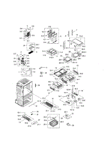 Refrigerator parts for Samsung Refrigerator RF28HMEDBSG/AA-00 from AppliancePartsPros.com