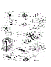 Fridge parts for Samsung Refrigerator RF28HMEDBWW/AA-08 from AppliancePartsPros.com