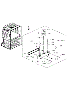 Flexzone Door parts for Samsung Refrigerator RF28HMEDBWW/AA-08 from AppliancePartsPros.com
