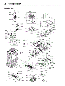 Fridge parts for Samsung Refrigerator RF28HMEDBWW/AA-10 from AppliancePartsPros.com