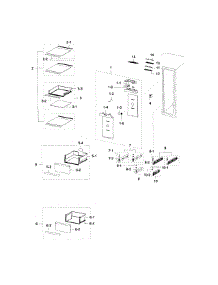 Fridge parts for Samsung Refrigerator RH29H9000SR/AA-00 from AppliancePartsPros.com