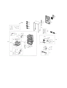 Cabinet 2 parts for Samsung Refrigerator RF28NHEDBSG/AA-00 from AppliancePartsPros.com