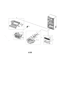 Freezer parts for Samsung Refrigerator RF28NHEDBSG/AA-00 from AppliancePartsPros.com