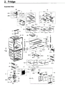 Fridge parts for Samsung Refrigerator RF28K9380SR/AA-02 from AppliancePartsPros.com