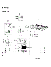 Cycle parts for Samsung Refrigerator RF28K9380SR/AA-02 from AppliancePartsPros.com