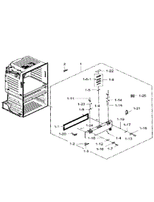Flexone Door parts for Samsung Refrigerator RF28HMEDBSR/AA-08 from AppliancePartsPros.com