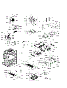 Fridge parts for Samsung Refrigerator RF28HMEDBSR/AA-08 from AppliancePartsPros.com