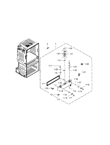Flexzone Door parts for Samsung Refrigerator RF28HMEDBSR/AA-06 from AppliancePartsPros.com