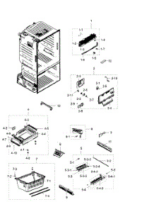 Freezer parts for Samsung Refrigerator RF28HDEDPBC/AA-03 from AppliancePartsPros.com