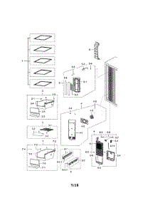 Freezer parts for Samsung Refrigerator RSG307AABP/XAA-04 from AppliancePartsPros.com