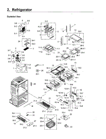 Fridge parts for Samsung Refrigerator RF28HMEDBWW/AA-12 from AppliancePartsPros.com