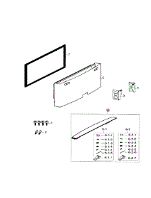 Freezer Door parts for Samsung Refrigerator RF26HFENDSR/AA-02 from AppliancePartsPros.com