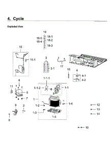 Compressor parts for Samsung Refrigerator RF28K9070SR/AA-02 from AppliancePartsPros.com