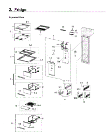 Fridge parts for Samsung Refrigerator RH22H9010SR/AA-01 from AppliancePartsPros.com