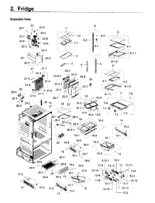 Fridge parts for Samsung Refrigerator RF28HDEDPBC/AA-07 from AppliancePartsPros.com