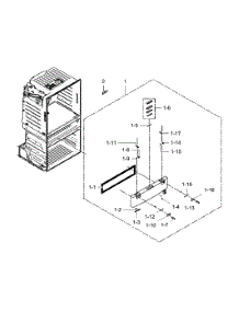Flexzone Door parts for Samsung Refrigerator RF28HMEDBSR/AA-00 from AppliancePartsPros.com