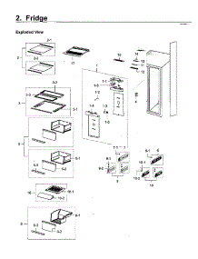 Fridge parts for Samsung Refrigerator RH22H9010SR/AA-06 from AppliancePartsPros.com