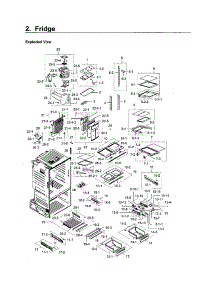 Fridge parts for Samsung Refrigerator RF28HFEDBWW/AA-07 from AppliancePartsPros.com