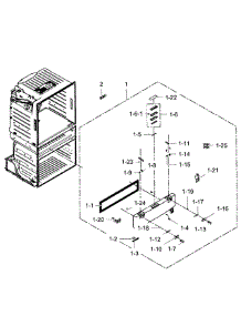 Flexzone Door parts for Samsung Refrigerator RF28JBEDBSG/AA-04 from AppliancePartsPros.com