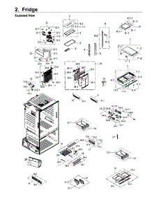 Fridge parts for Samsung Refrigerator RF26J7500BC/AA-01 from AppliancePartsPros.com