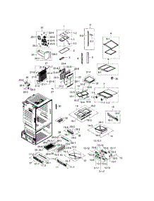 Fridge parts for Samsung Refrigerator RF28HFEDBBC/AA-03 from AppliancePartsPros.com