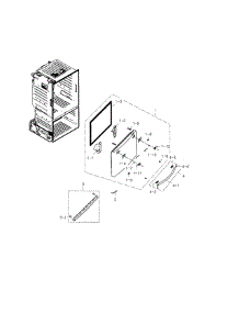 Freezer Door parts for Samsung Refrigerator RF28HFEDBBC/AA-03 from AppliancePartsPros.com
