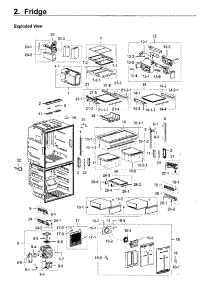 Fridge parts for Samsung Refrigerator RF28M9580SR/AA-00 from AppliancePartsPros.com
